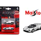 Carro Colección  Ferrari Daytona Sp3 Blanco 1/64 - Miniatura 1