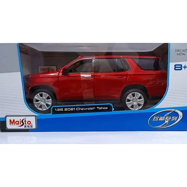 Carro Colección  2021 Chevrolet Tahoe-Red 1/26 2