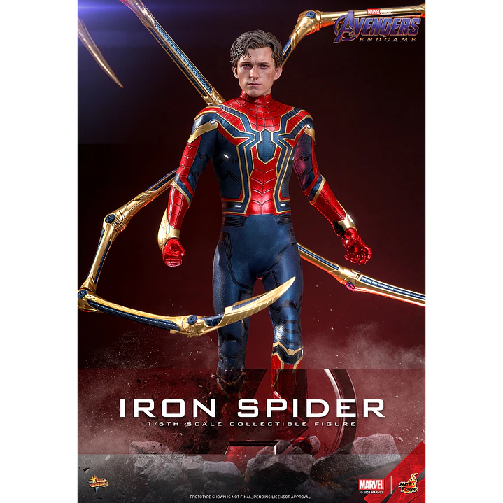 Figura Colección  Iron Spider Avengers Endgame1/6 3