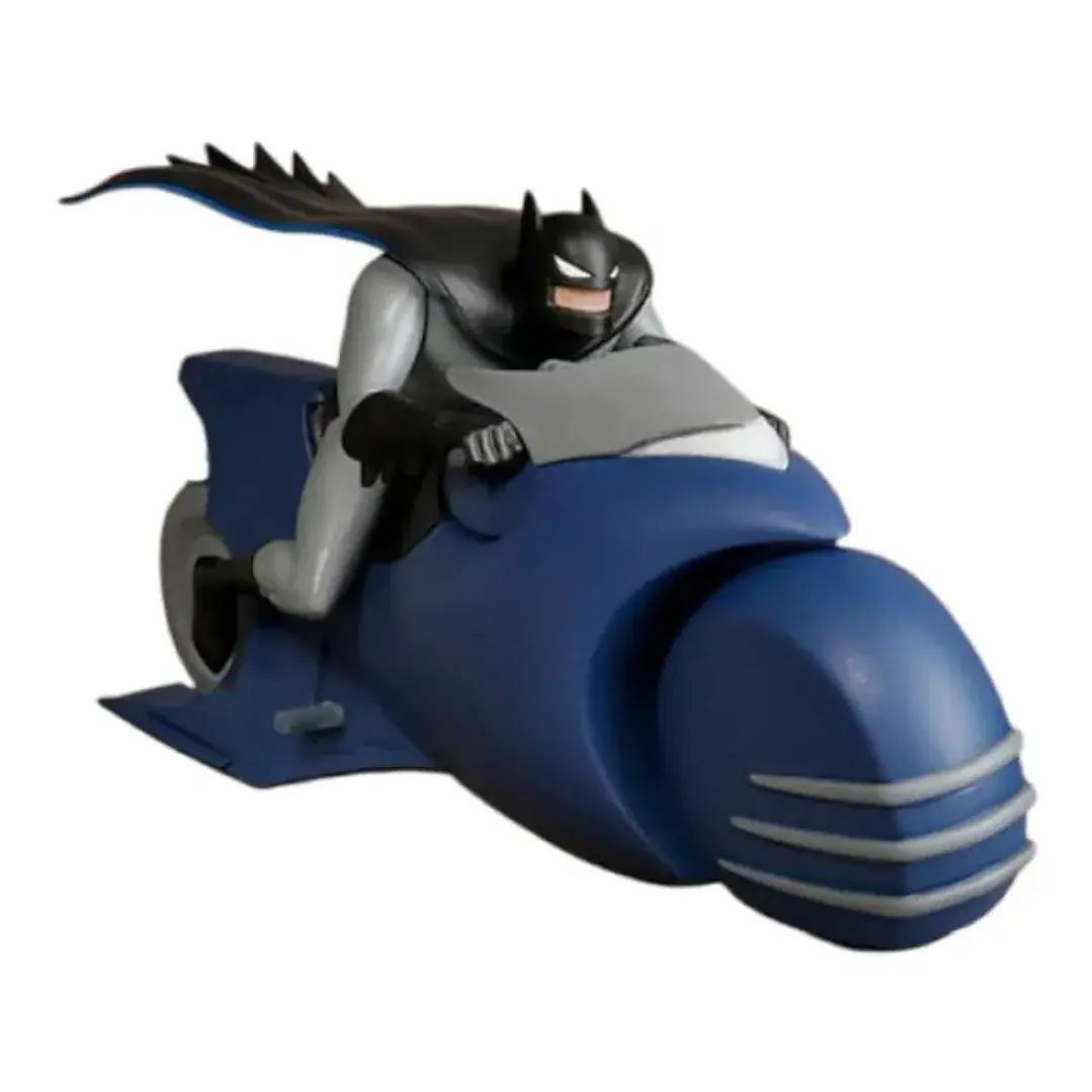 Figura Colección  The Animated Series Batman w/ Batcycle 2