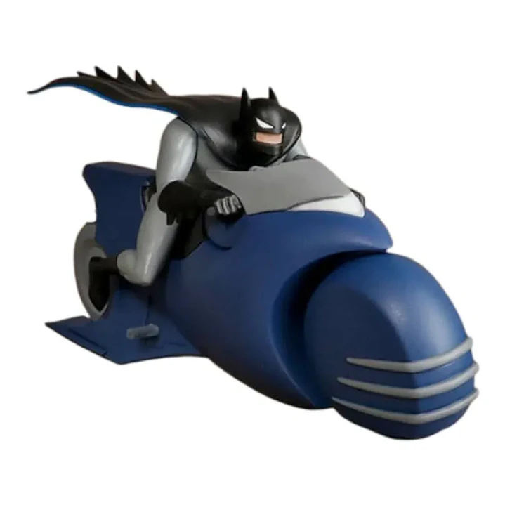 Figura Colección  The Animated Series Batman w/ Batcycle 2