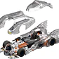 Figura Colección  1989 Movie  Batmobile Clear - Miniatura 3