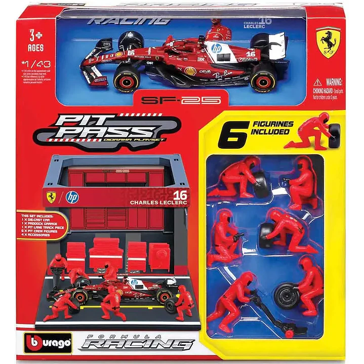 Carro Colección  F1Ferrari Sf-25Pit Pass 2025-Ha1/43 1