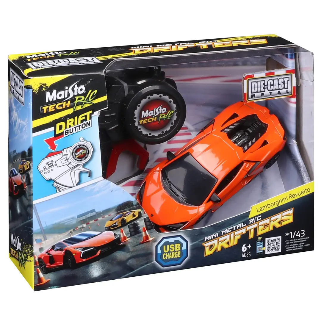 Carro Colección  R/C  Die-Cast Drifters Lamborg1/43 1