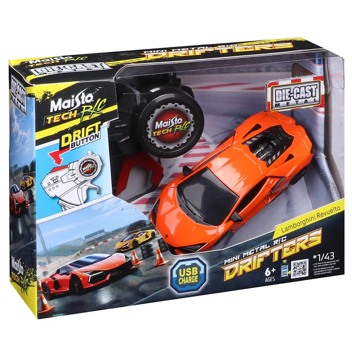 Carro Colección  R/C  Die-Cast Drifters Lamborg1/43 1