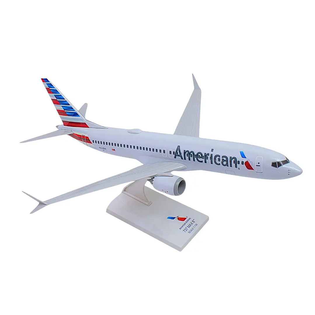 Avión Colección  American 737Max8 W/Wifi Dome1/130 1