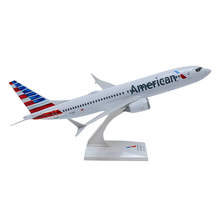 Avión Colección  American 737Max8 W/Wifi Dome1/130 6