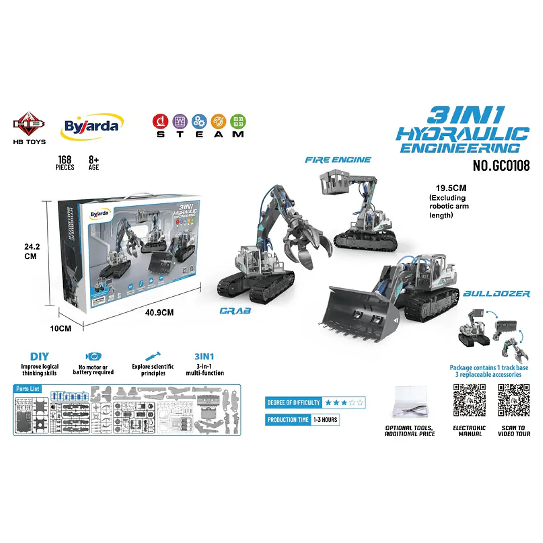 Vehículo Colección  Juguete Construccion Hydraulic 1