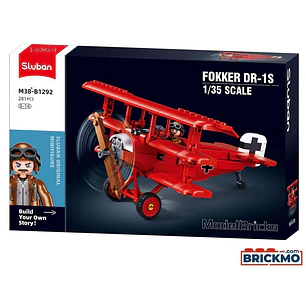 Para armar Fokker Dr-1S 281Pcs 