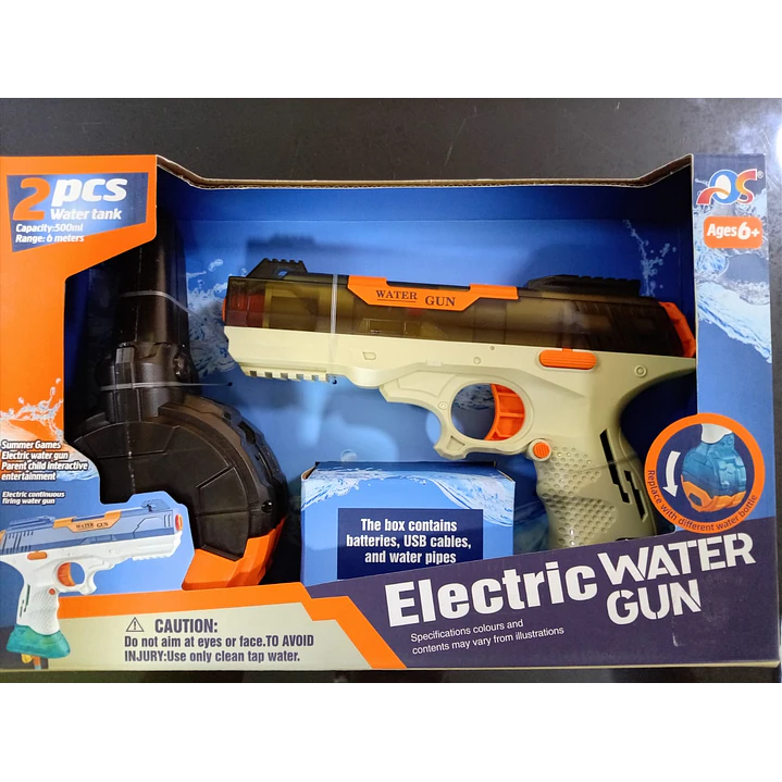  Pistola De Agua Con Bateria 2
