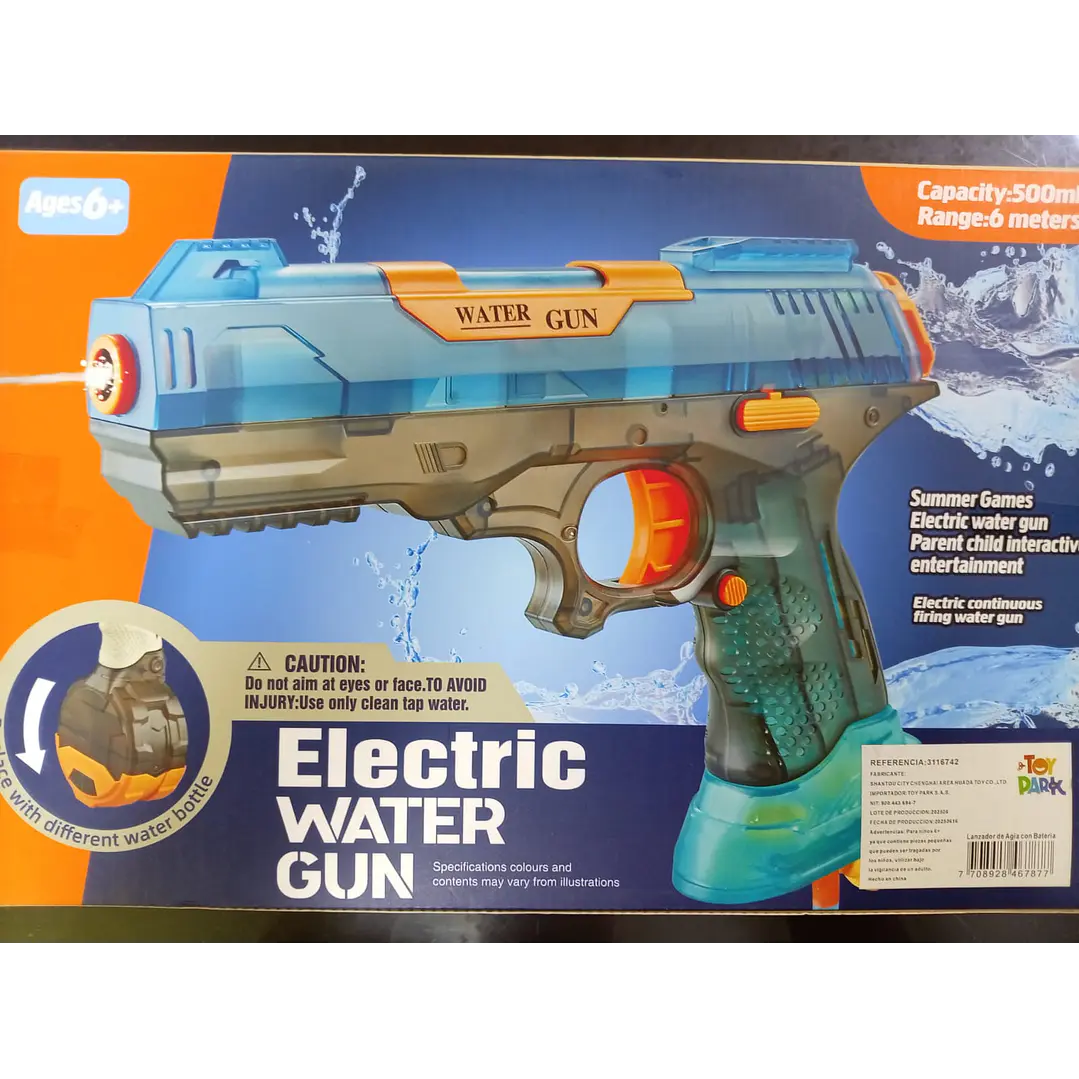  Pistola De Agua Con Bateria 1