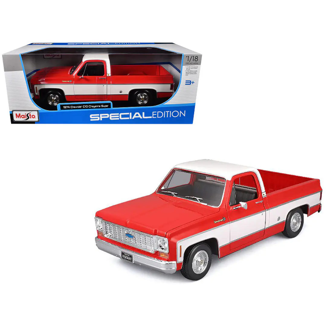 Carro Colección  1974 Chevroler C-1O Cheyenne1/18 1
