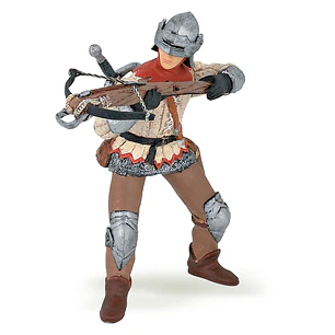 Figura Colección  Guerrero Rojo Con Ballesta