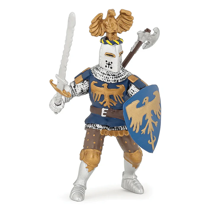 Figura Colección  Caballero Azul Con Cresta 1