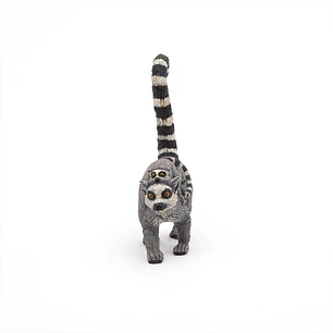 Animal Colección  Lemur Con Su Cria