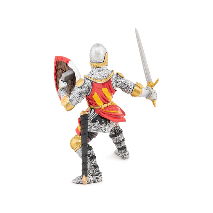 Figura Colección  Caballero De Torneo Amarilloyrojo 4