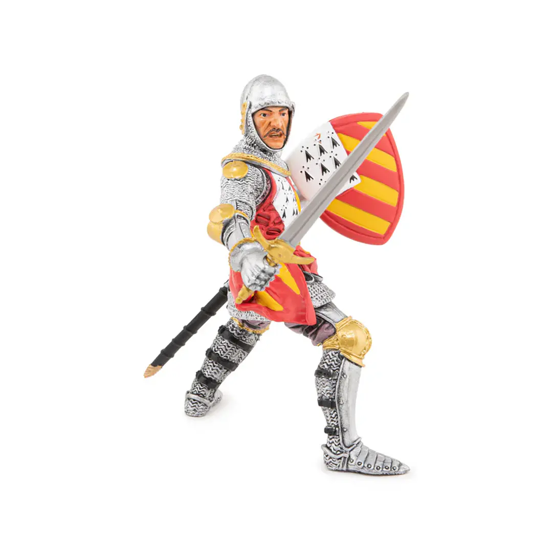 Figura Colección  Caballero De Torneo Amarilloyrojo 2