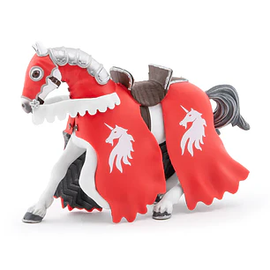 Figura Colección  Caballo Del Caballero Unicornio