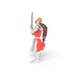 Figura Colección  Rey Rojo Escudo Dragon Con Espada - Miniatura 2