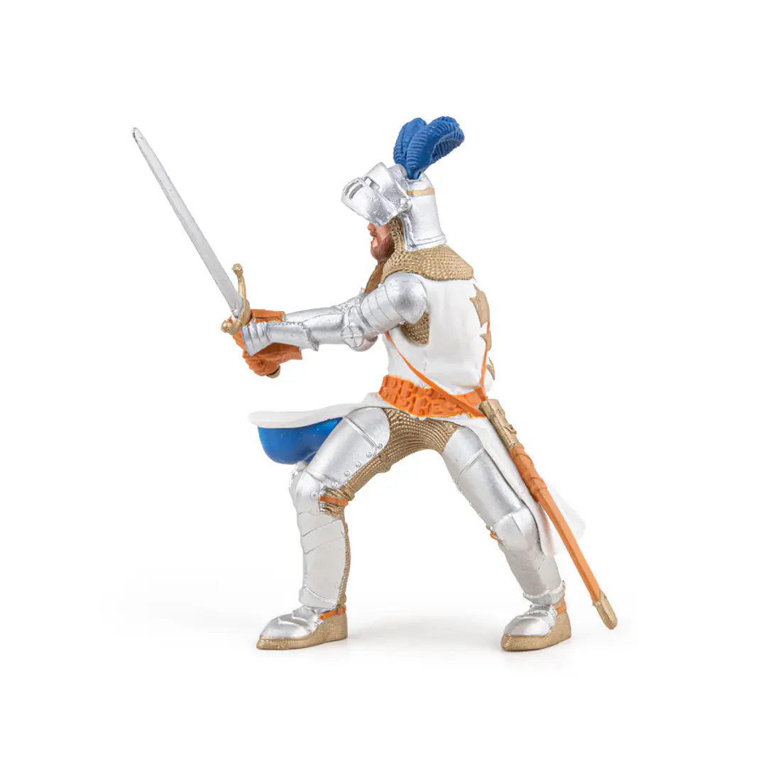 Figura Colección  Rey Arturo Azul Con Penacho 2