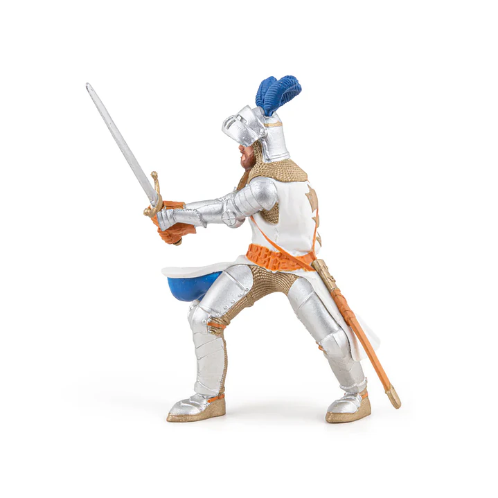 Figura Colección  Rey Arturo Azul Con Penacho 2