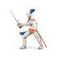 Figura Colección  Rey Arturo Azul Con Penacho - Miniatura 2