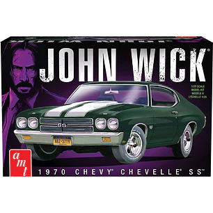 Vehículo para Armar 1970 Chevy Chevelle John Wick  1/25
