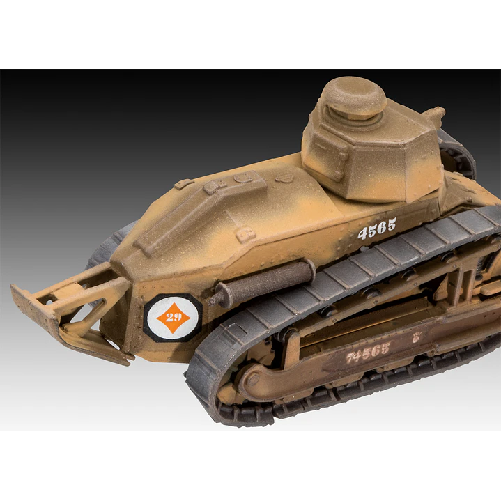 Vehículo para Armar Char B1 Bis+Renault Ft.17 1/35 5