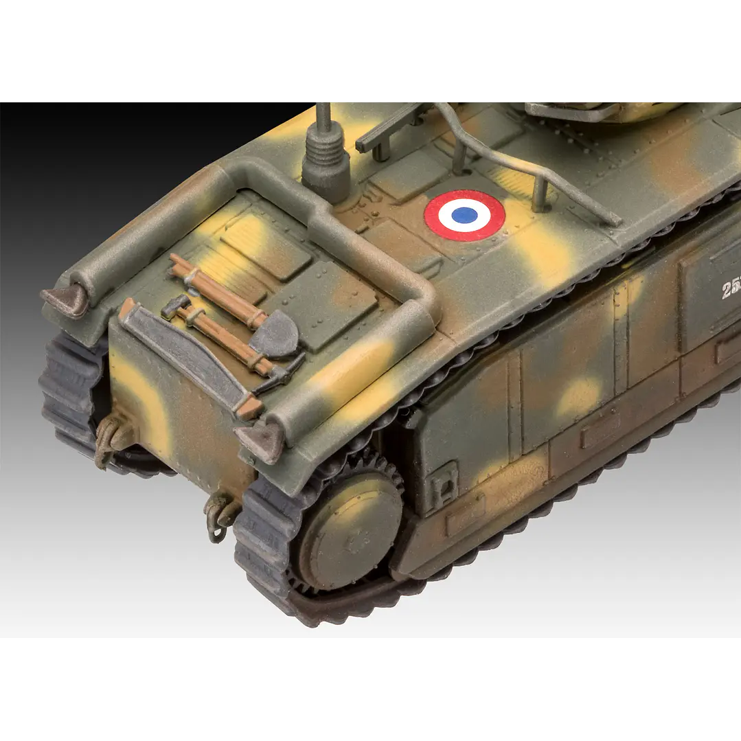 Vehículo para Armar Char B1 Bis+Renault Ft.17 1/35 7