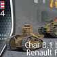 Vehículo para Armar Char B1 Bis+Renault Ft.17 1/35 - Miniatura 1