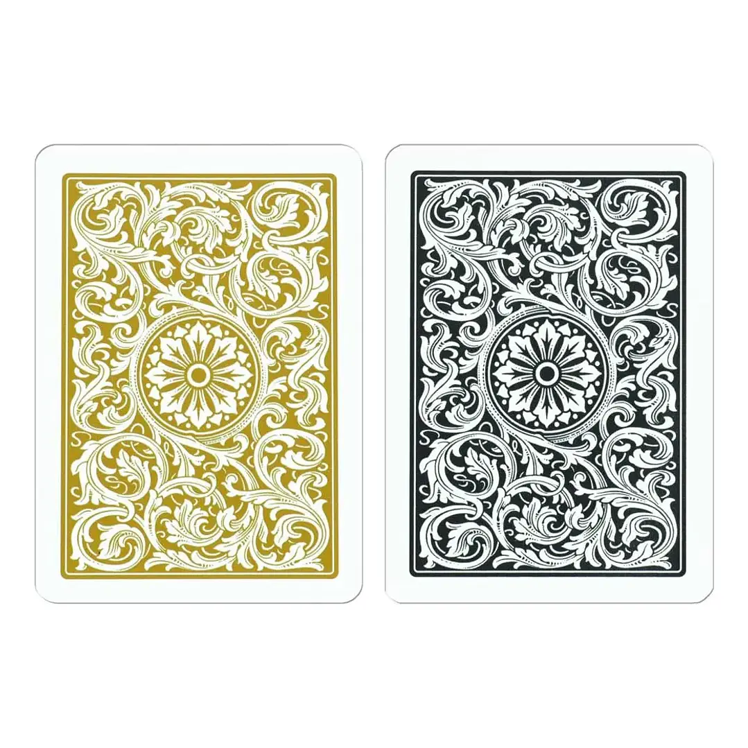  Baraja Clasica Diamond Dorada-Negra 3