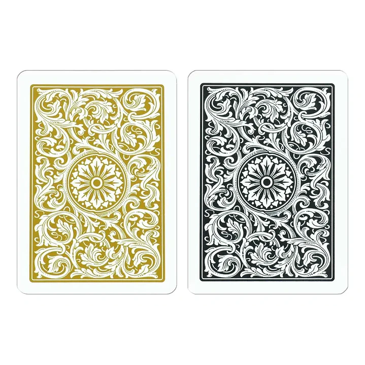  Baraja Clasica Diamond Dorada-Negra 3