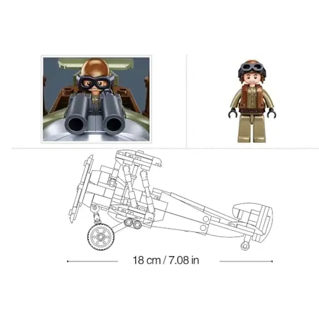Para armar Set Sopwith Biplano Camel1/35 4