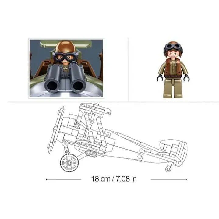 Para armar Set Sopwith Biplano Camel1/35 4