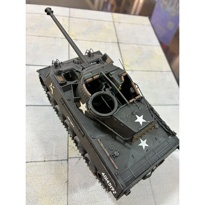 modelo armado y pintado  Tanque M-18 Hellcat 1/35 academy 4