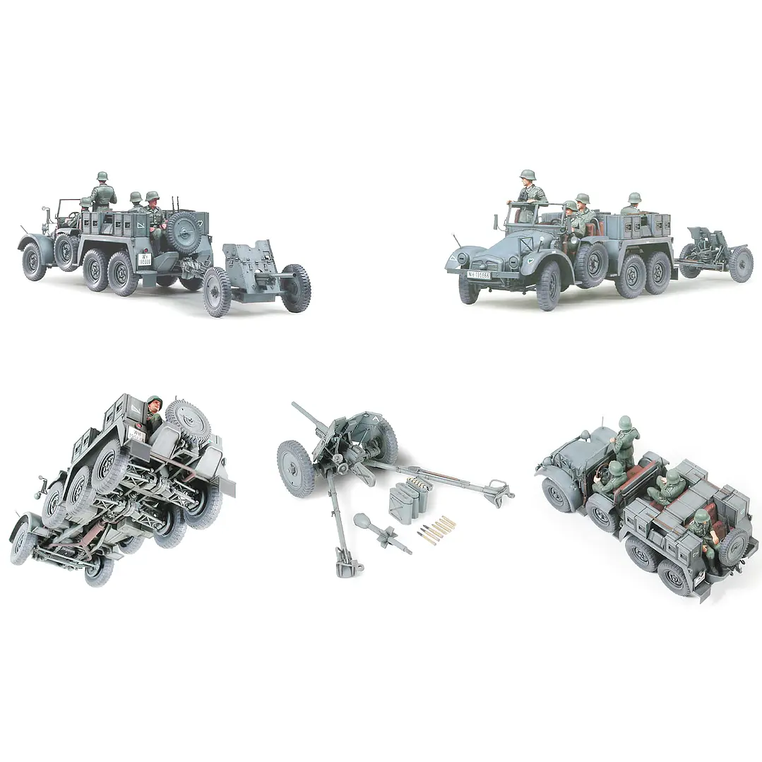 Para armar Krupp Towing Truck W/37Mm 1/35 2