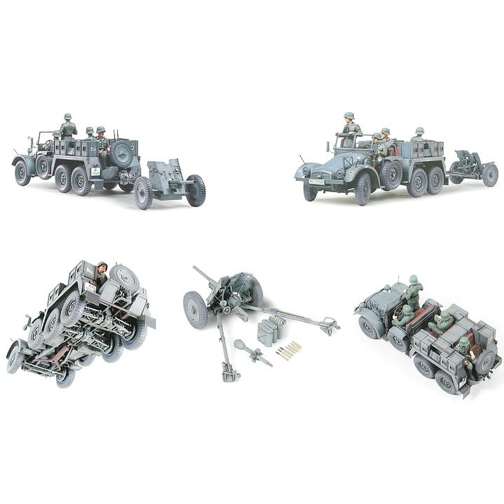 Para armar Krupp Towing Truck W/37Mm 1/35 2