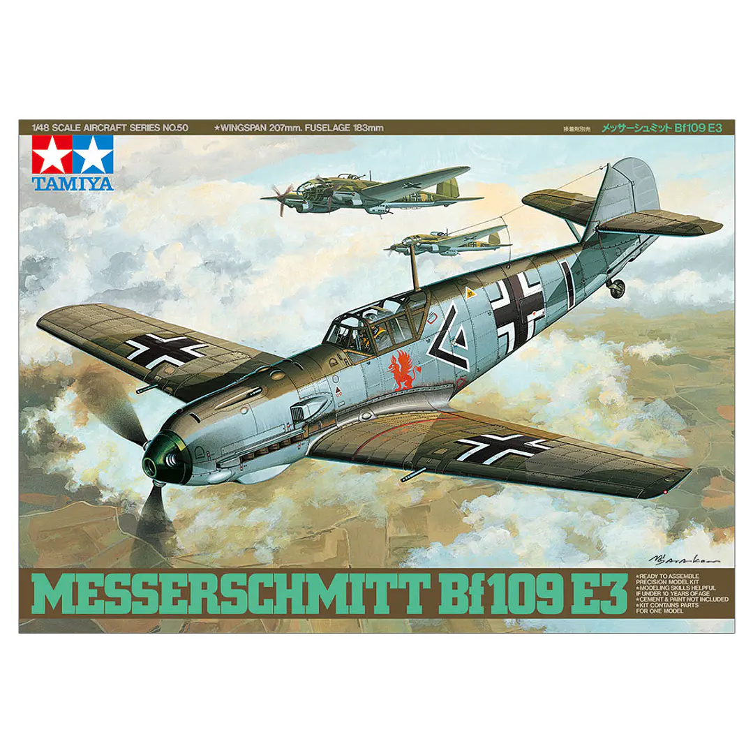 Para armar Messerschmitt Bf 109E E-3 1/48 2
