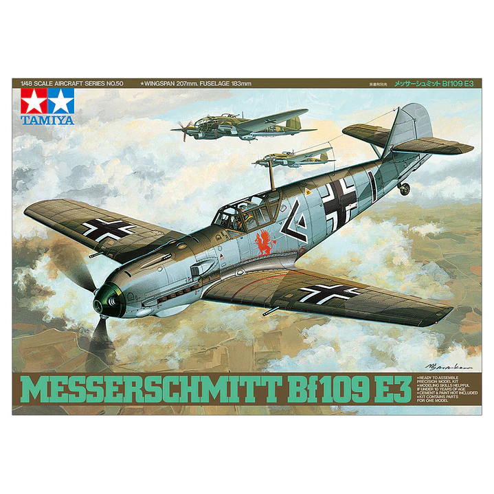 Para armar Messerschmitt Bf 109E E-3 1/48 2
