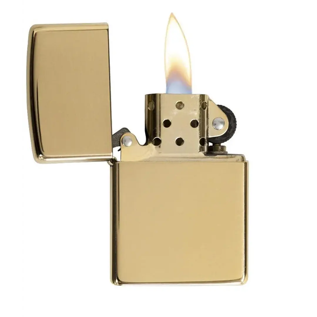  Zippo Dorado Espejo Brass 2