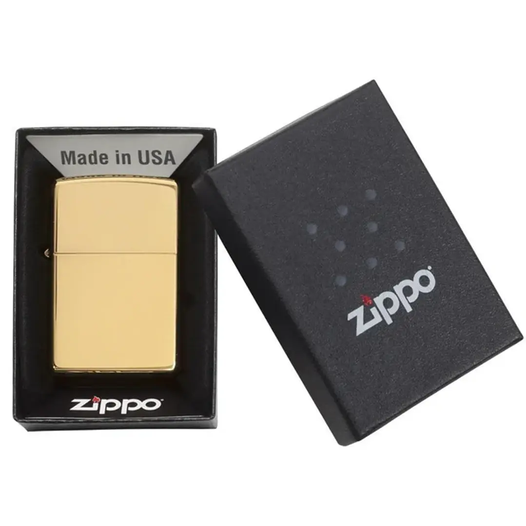  Zippo Dorado Espejo Brass 3