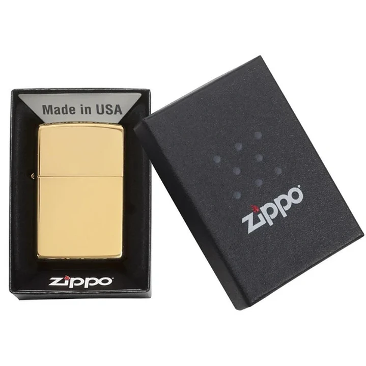  Zippo Dorado Espejo Brass 3