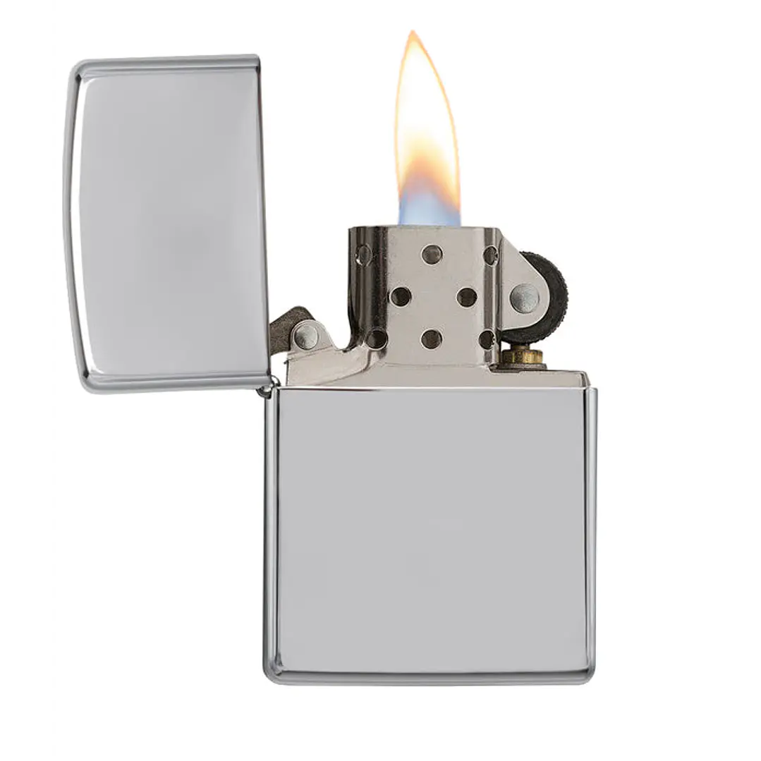  Encend Zippo Cromo Espejo Plata 2
