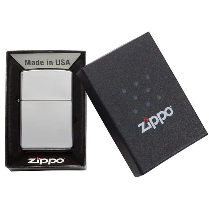  Encend Zippo Cromo Espejo Plata 3