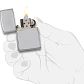  Encend Zippo Cromo Espejo Plata - Miniatura 4