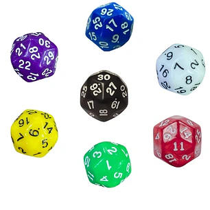 Juego de Mesa Juego Dado 30 Caras Vtr751
