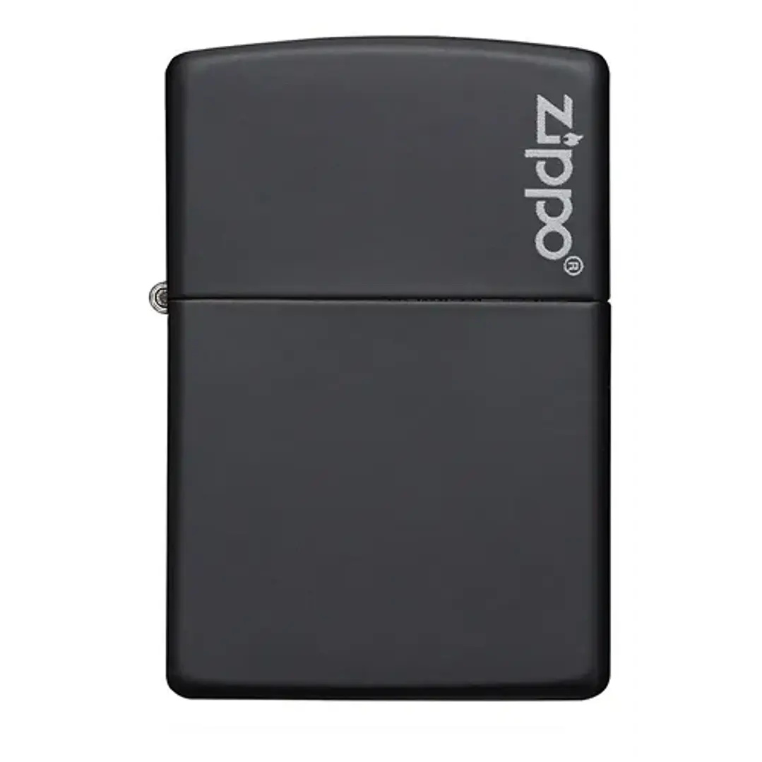  Zippo Negro Mate Logo 1