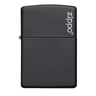  Zippo Negro Mate Logo