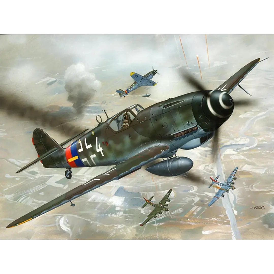 Para armar Messerschmitt Bf 109G-10 3