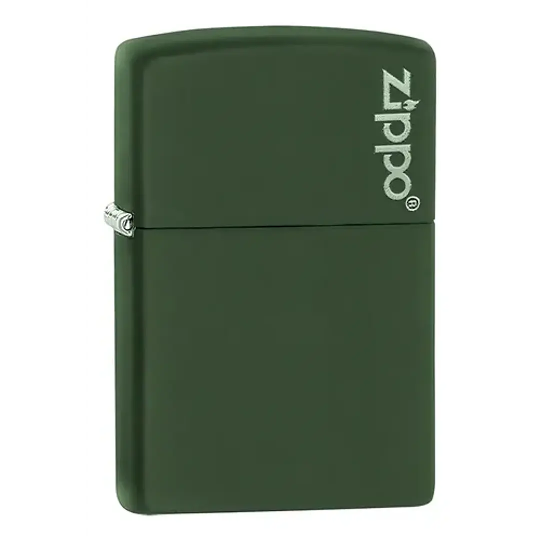  Zippo Green Matte Logo 1